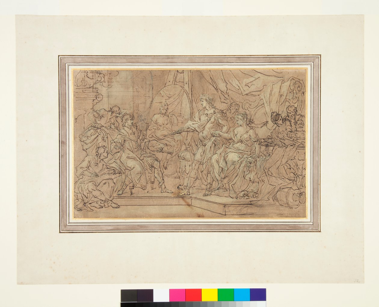 Alexander dando Campaspe para Apelles c.1715 de Sebastiano Conca