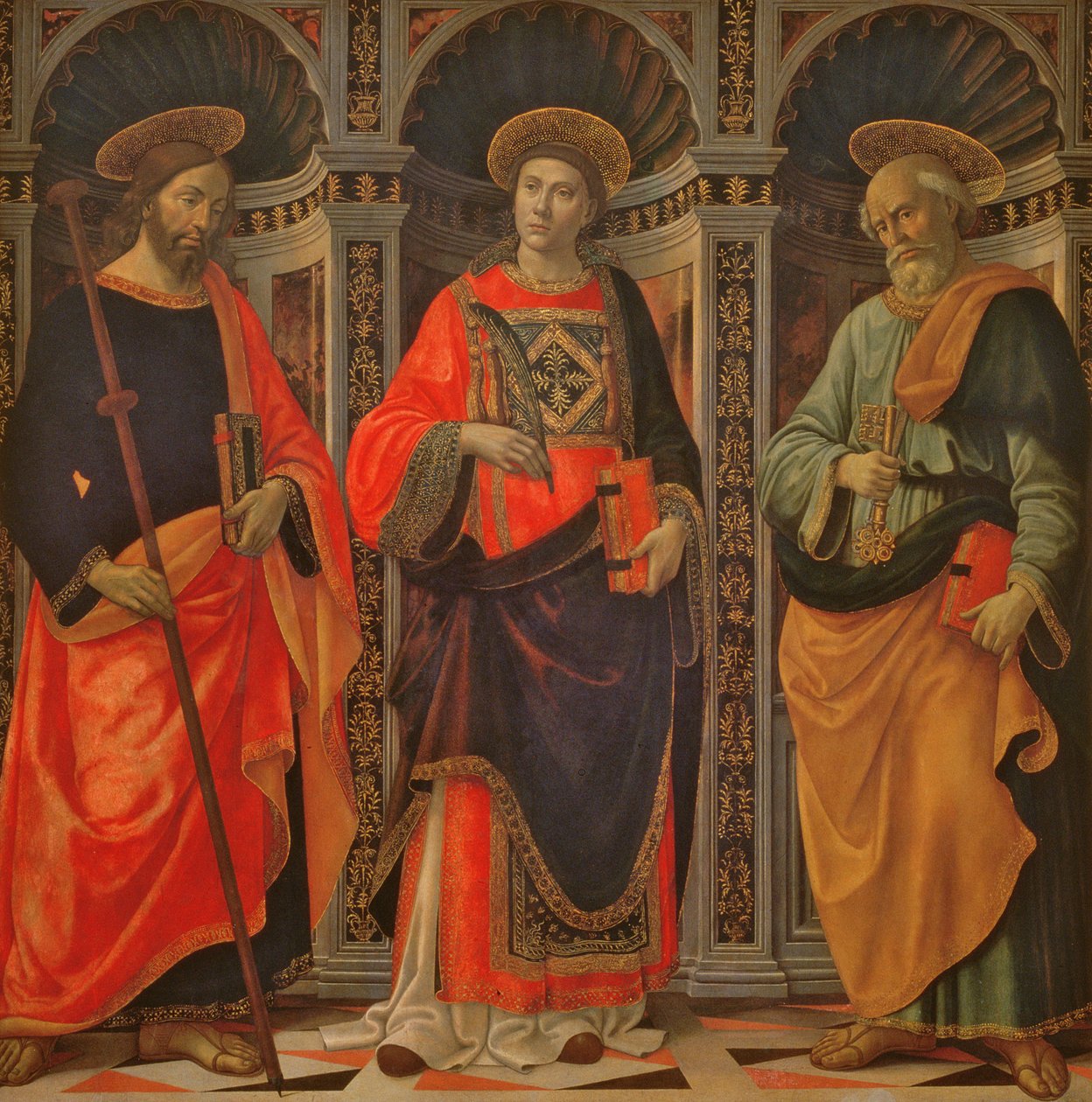São Tiago, Santo Estêvão e São Pedro de Sebastiano Minardi