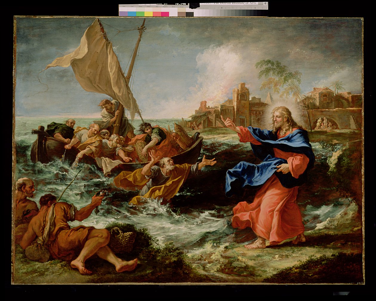 Cristo no mar da Galileia, 1695-97 de Sebastiano Ricci