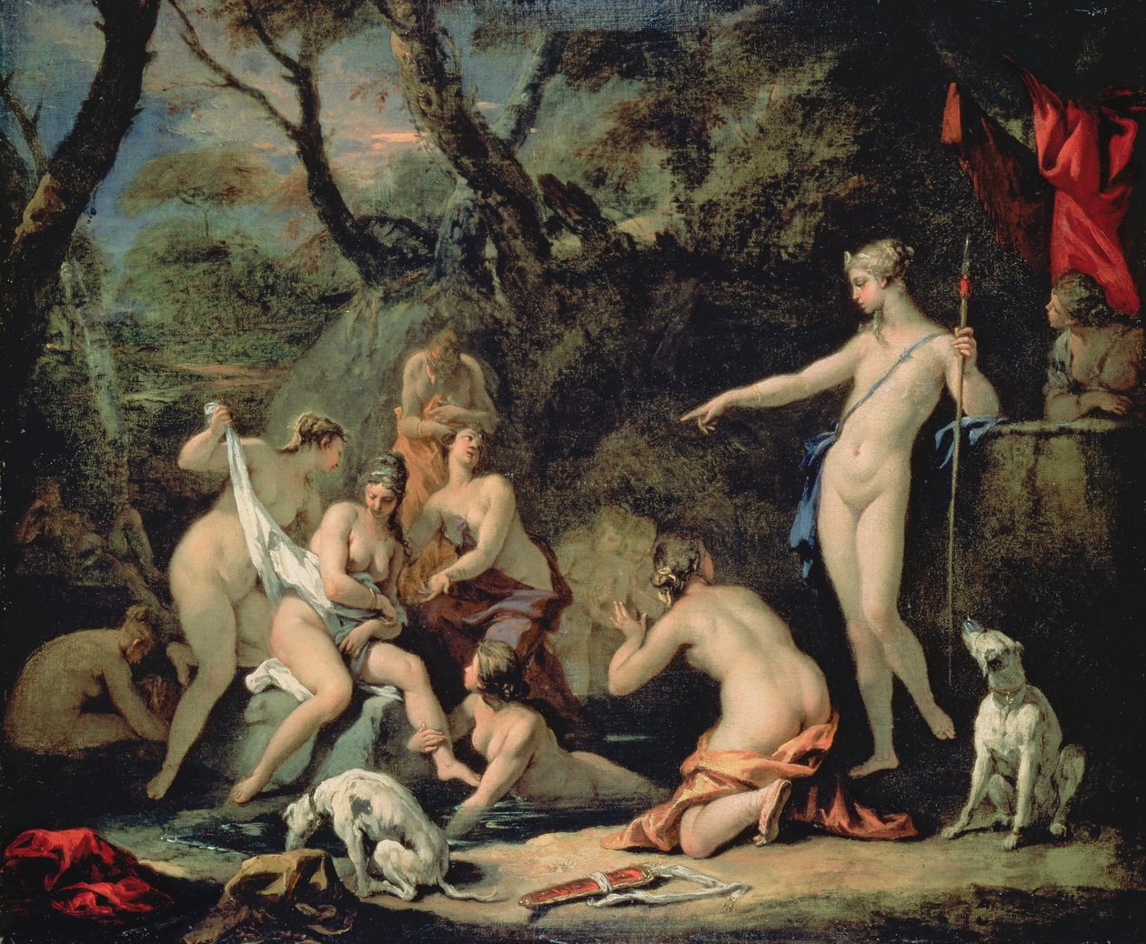 Diana e Callisto de Sebastiano Ricci
