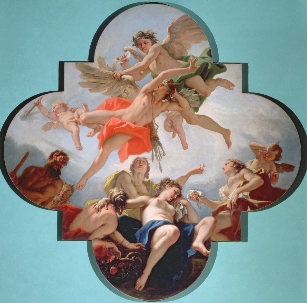 A punição do cupido de Sebastiano Ricci