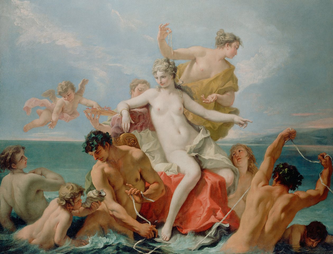 Triunfo da Vênus Marinha de Sebastiano Ricci