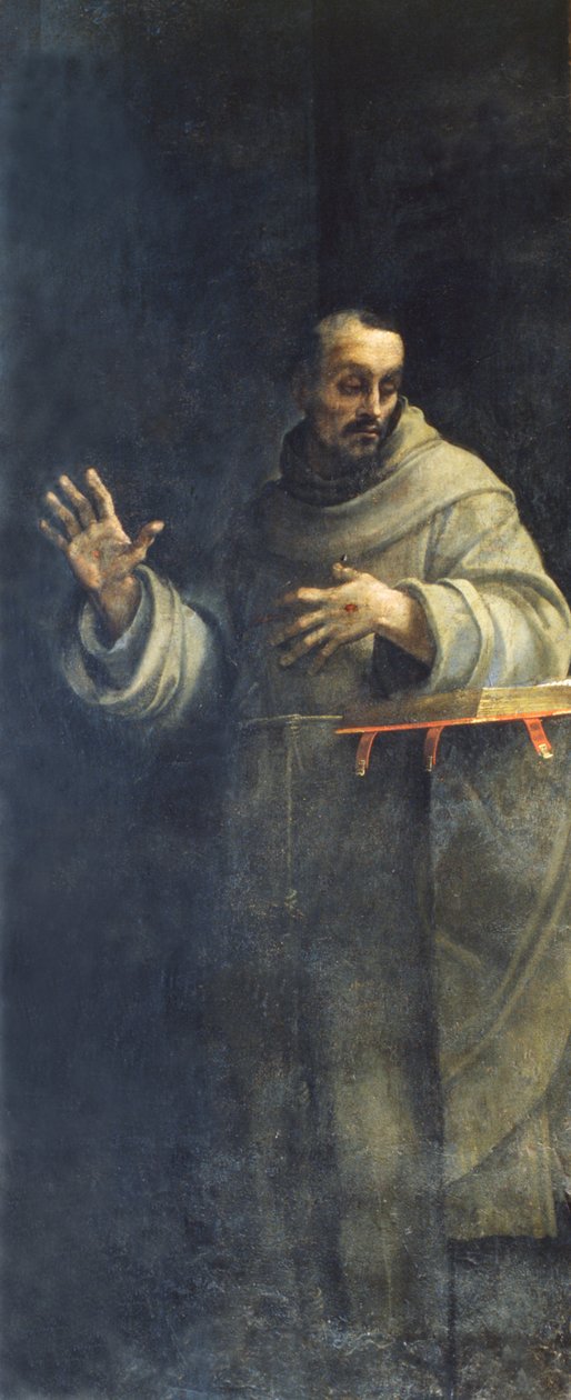 São Francisco de Assis, c.1510s-20s de Sebastiano del Piombo