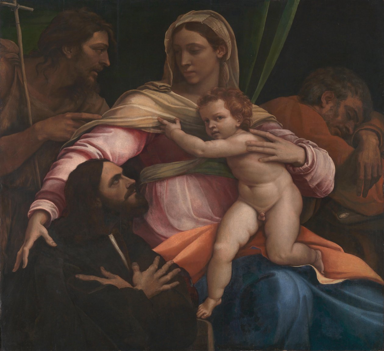 A Madonna e a Criança com os Santos e um Doador de Sebastiano del Piombo
