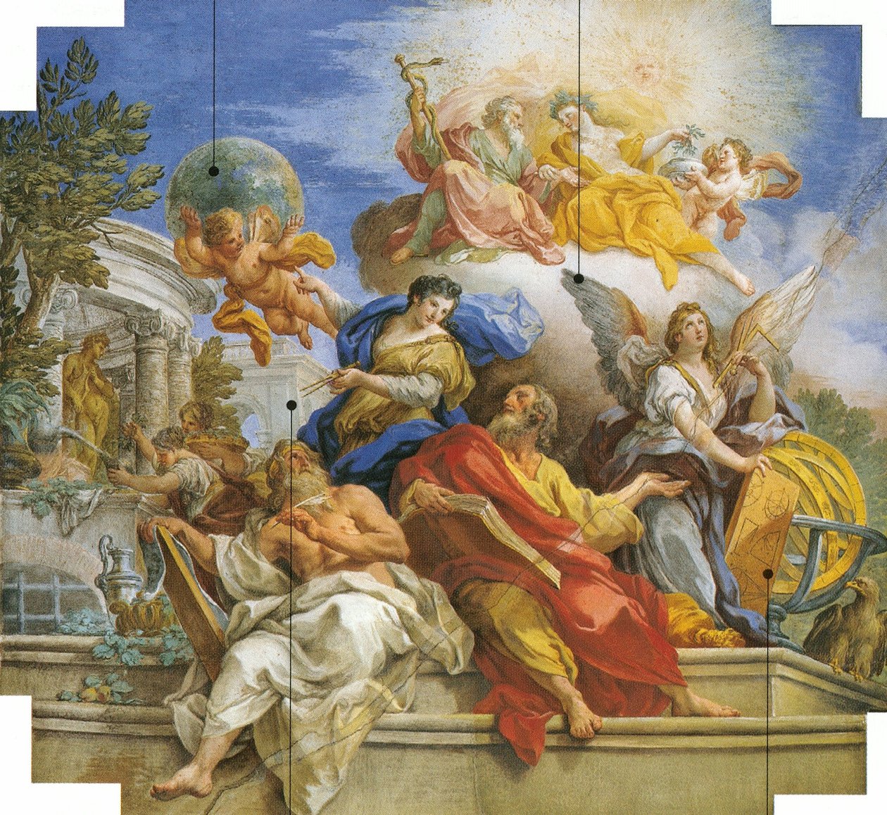 Alegoria da ciência de Sebastiano Conca