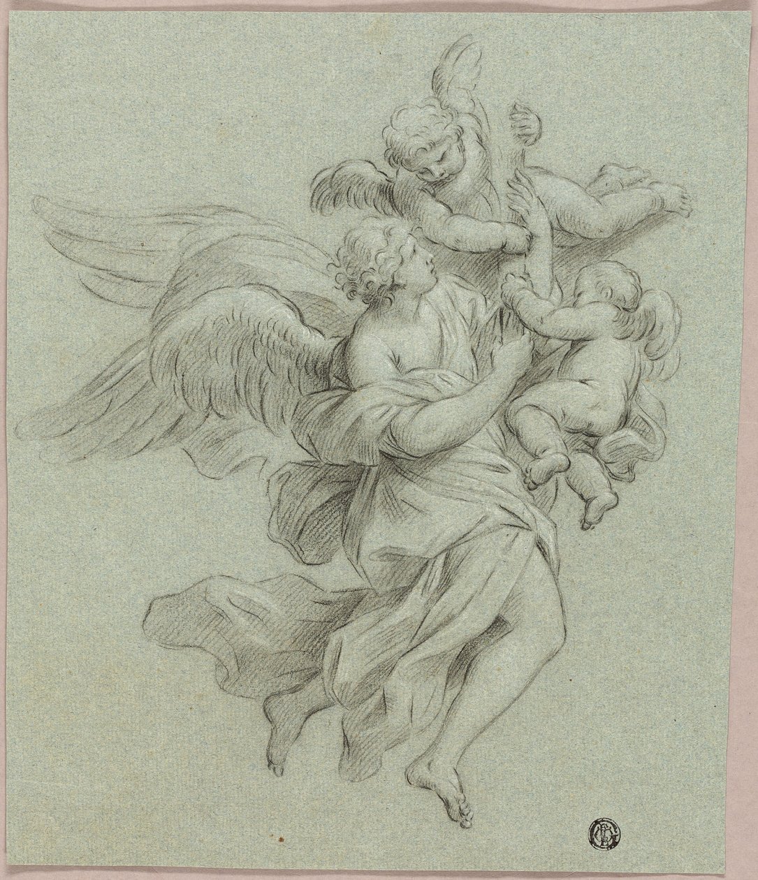 Anjo com Putti de Sebastiano Conca