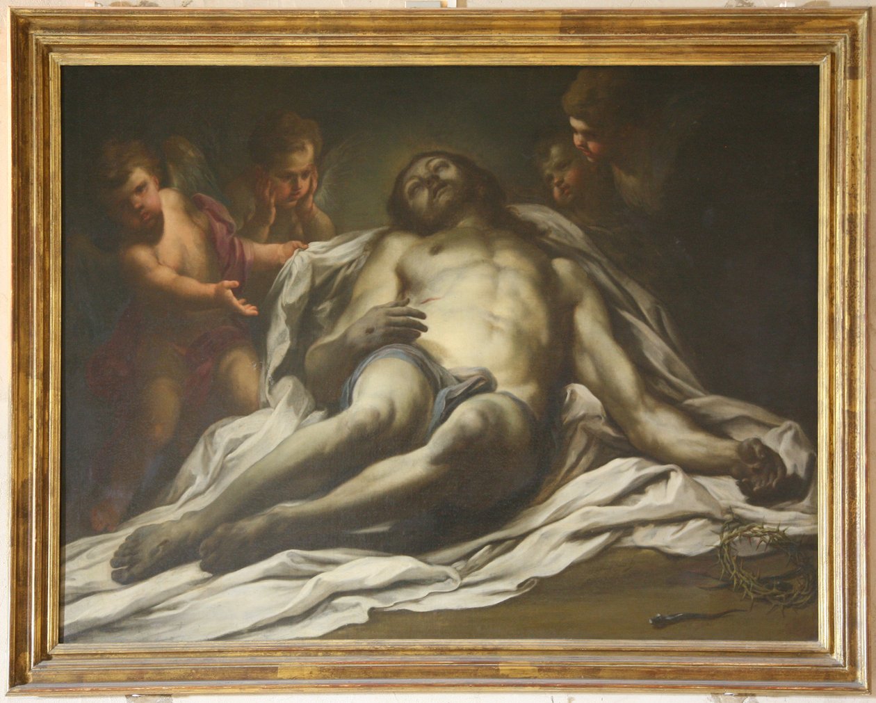Francês:  O Cristo morto de Sebastiano Conca