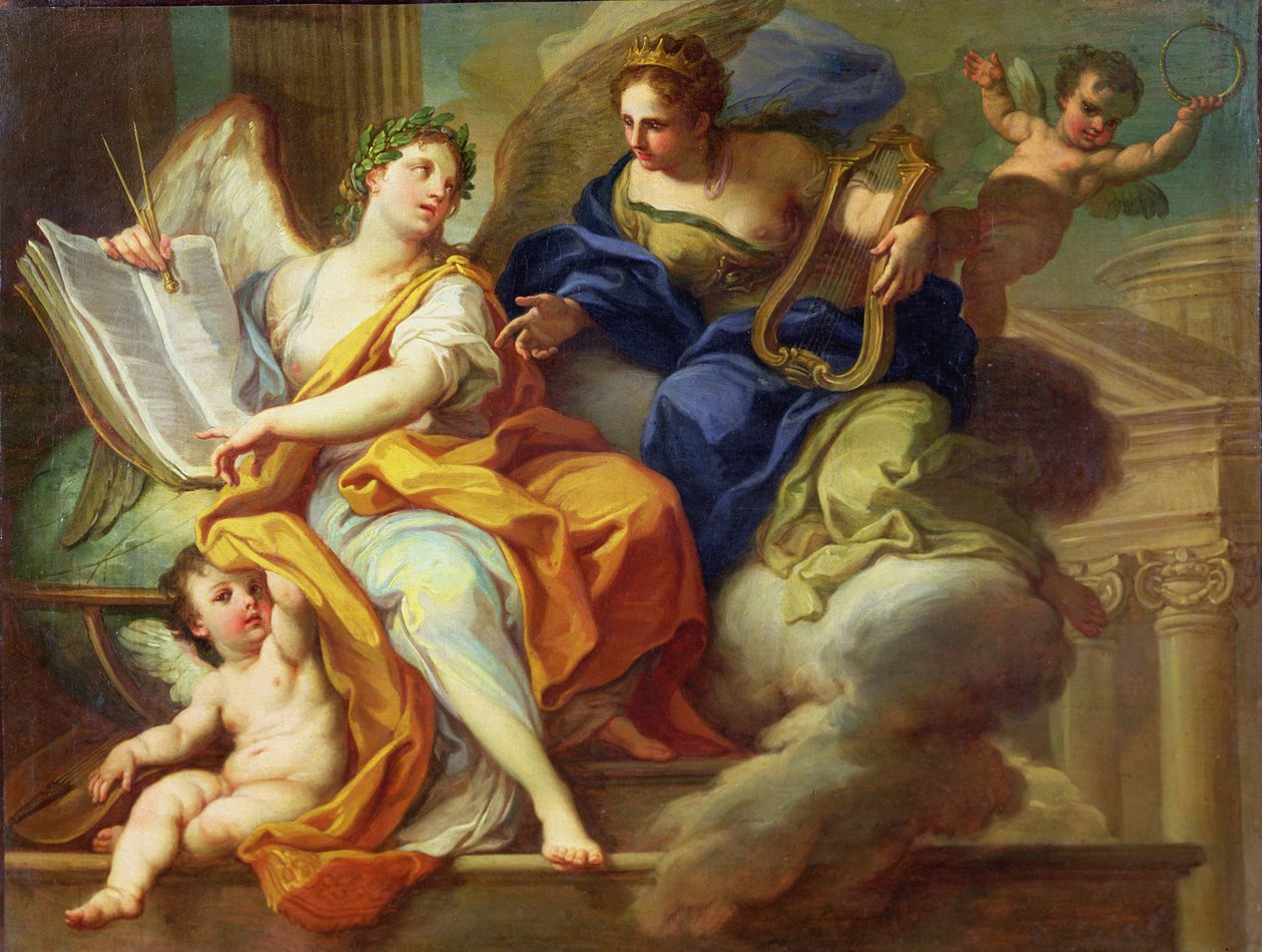 Urania e Erato de Sebastiano Conca