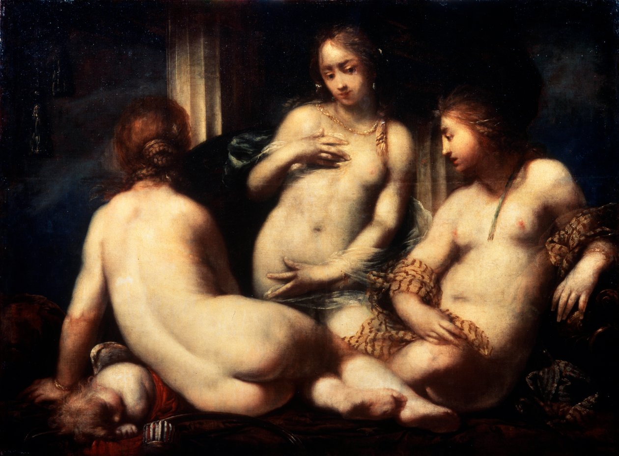 As Três Graças, 1650 de Sebastiano Mazzoni