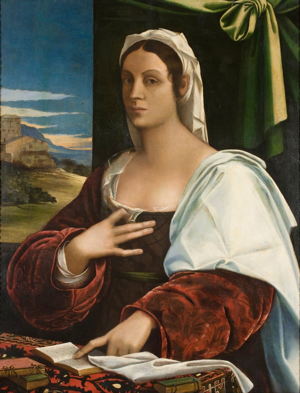 Vitória Colonna 1490-1547 de Sebastiano Piombo del