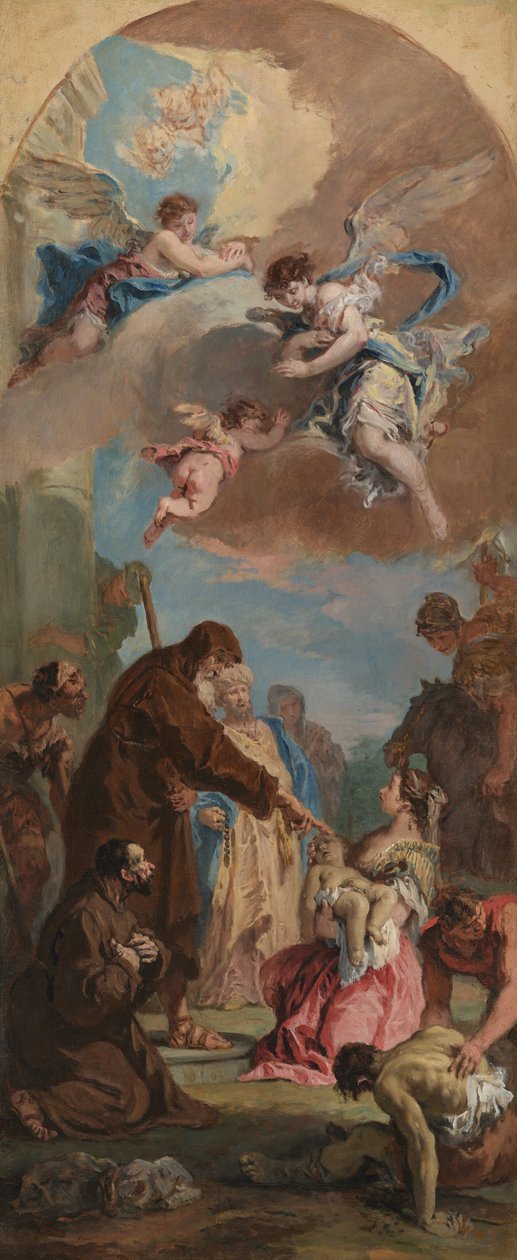 Um milagre de São Francisco de Paula de Sebastiano Ricci