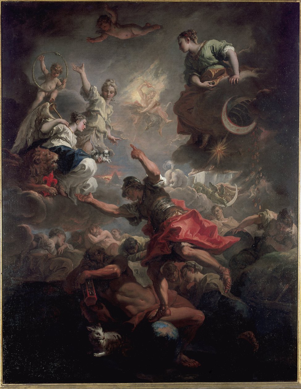 Alegoria da Toscana (óleo sobre tela de Sebastiano Ricci