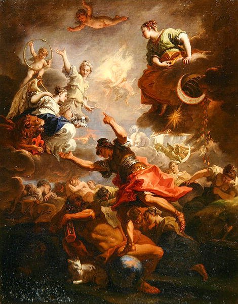 Alegoria da Toscana, c.1706 (óleo sobre tela) de Sebastiano Ricci