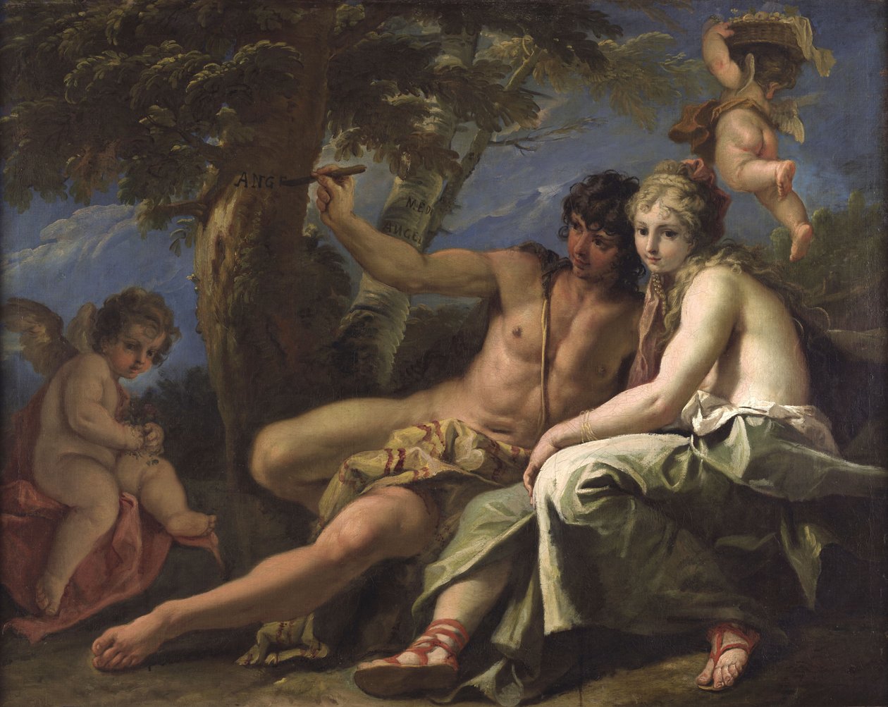 Angélica e Medoro de Sebastiano Ricci