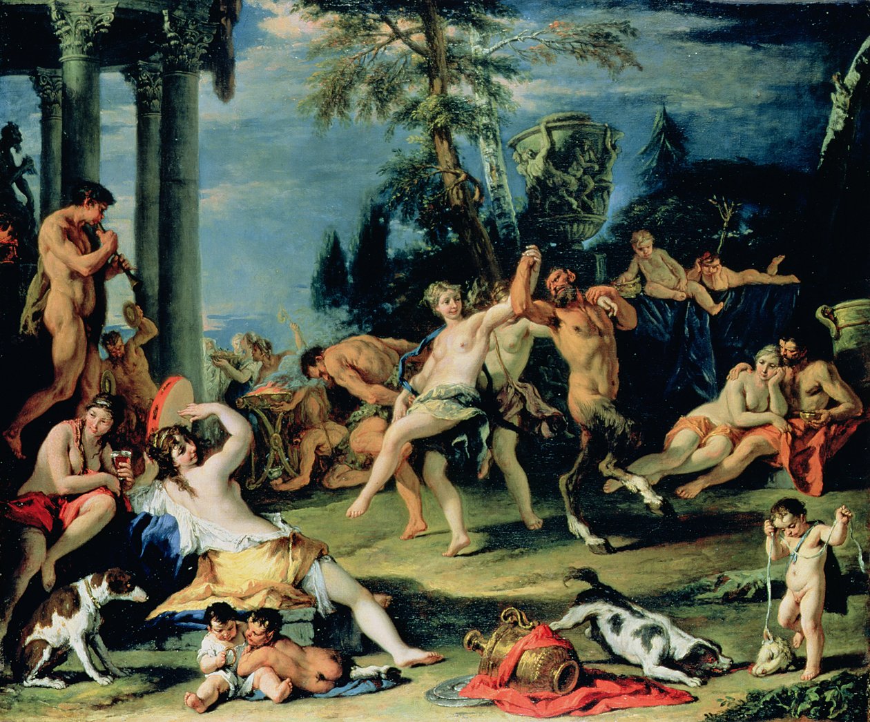 Bacanal em Honra Pan de Sebastiano Ricci