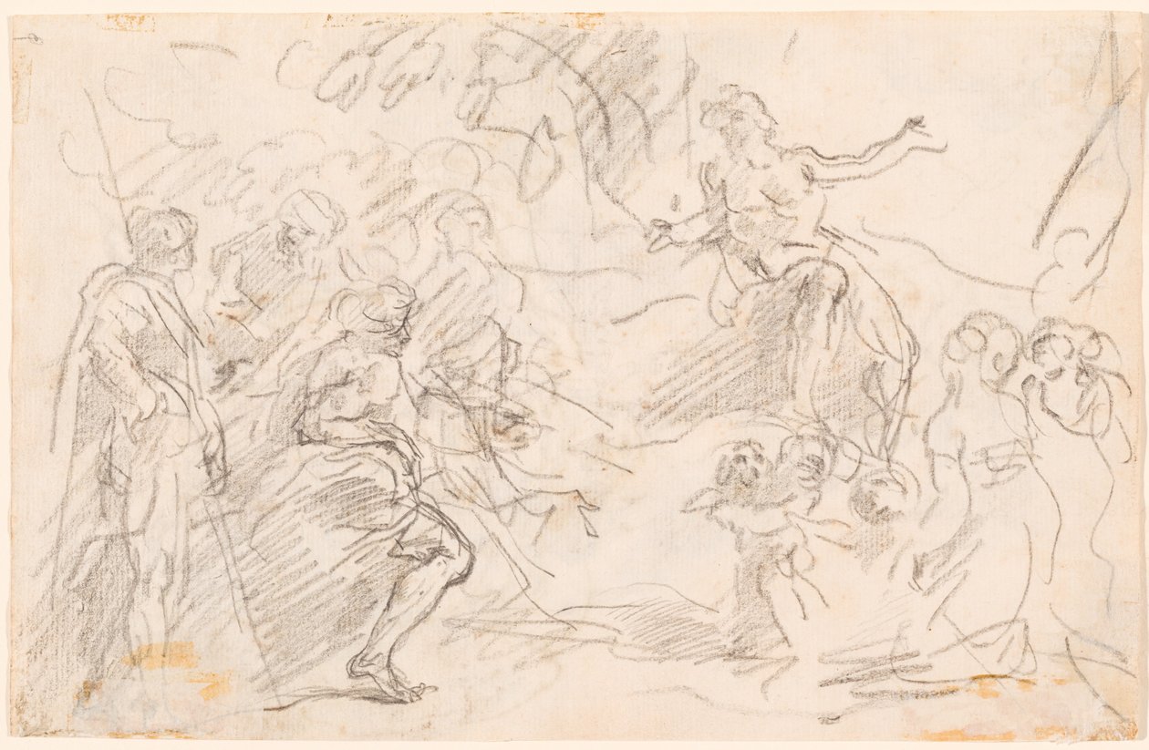 Cena Bíblica [verso] de Sebastiano Ricci