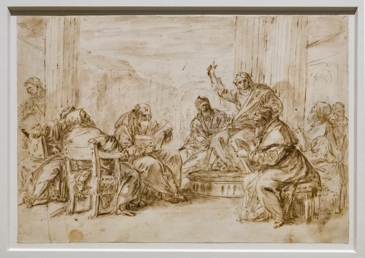 Cristo entre os médicos de Sebastiano Ricci