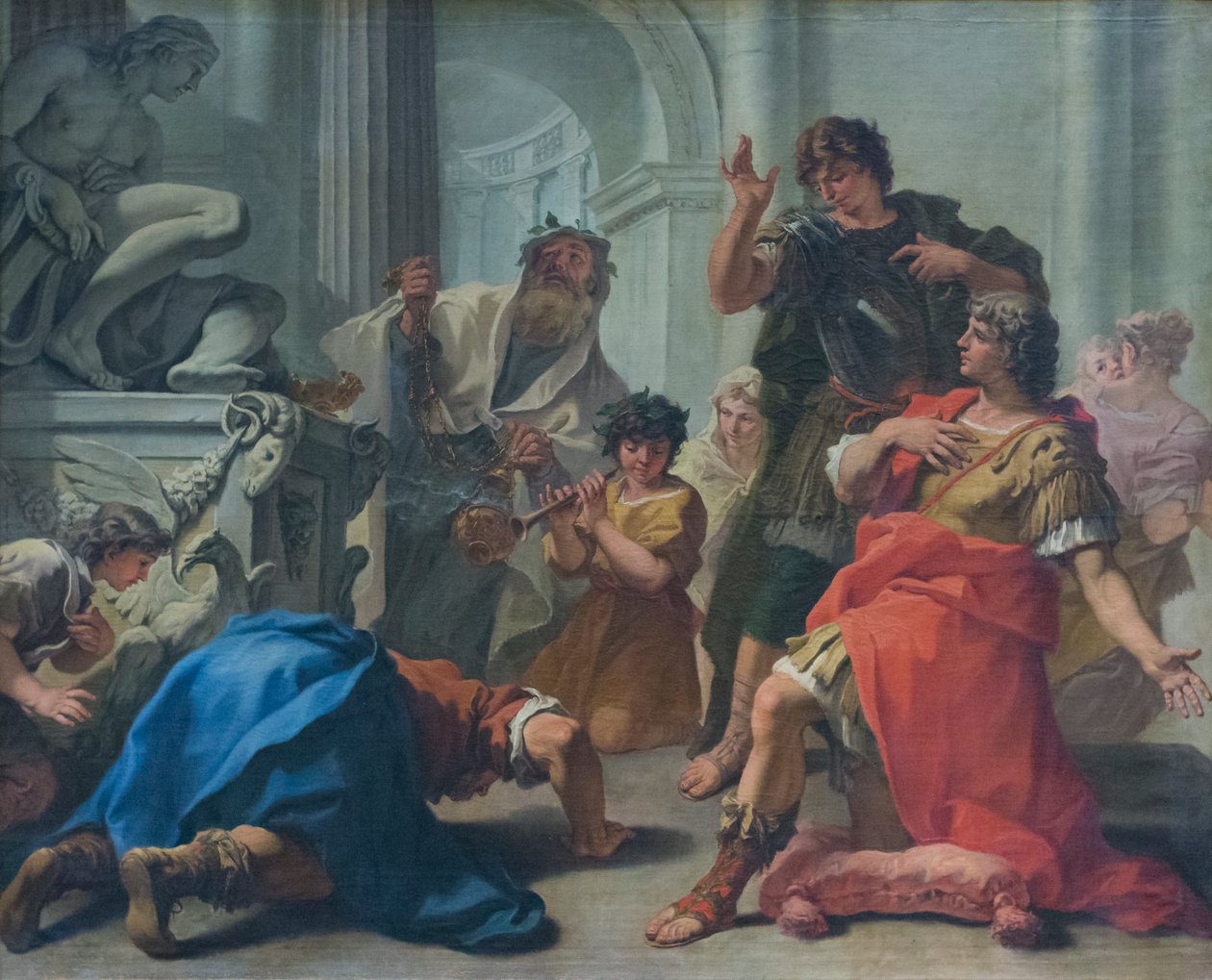 Junius Brutus, início do século XVIII (óleo sobre tela) de Sebastiano Ricci