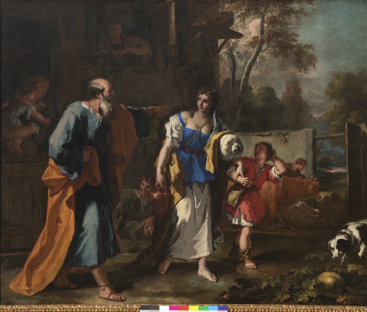 Ripudiação de Hagar, c.1724 de Sebastiano Ricci