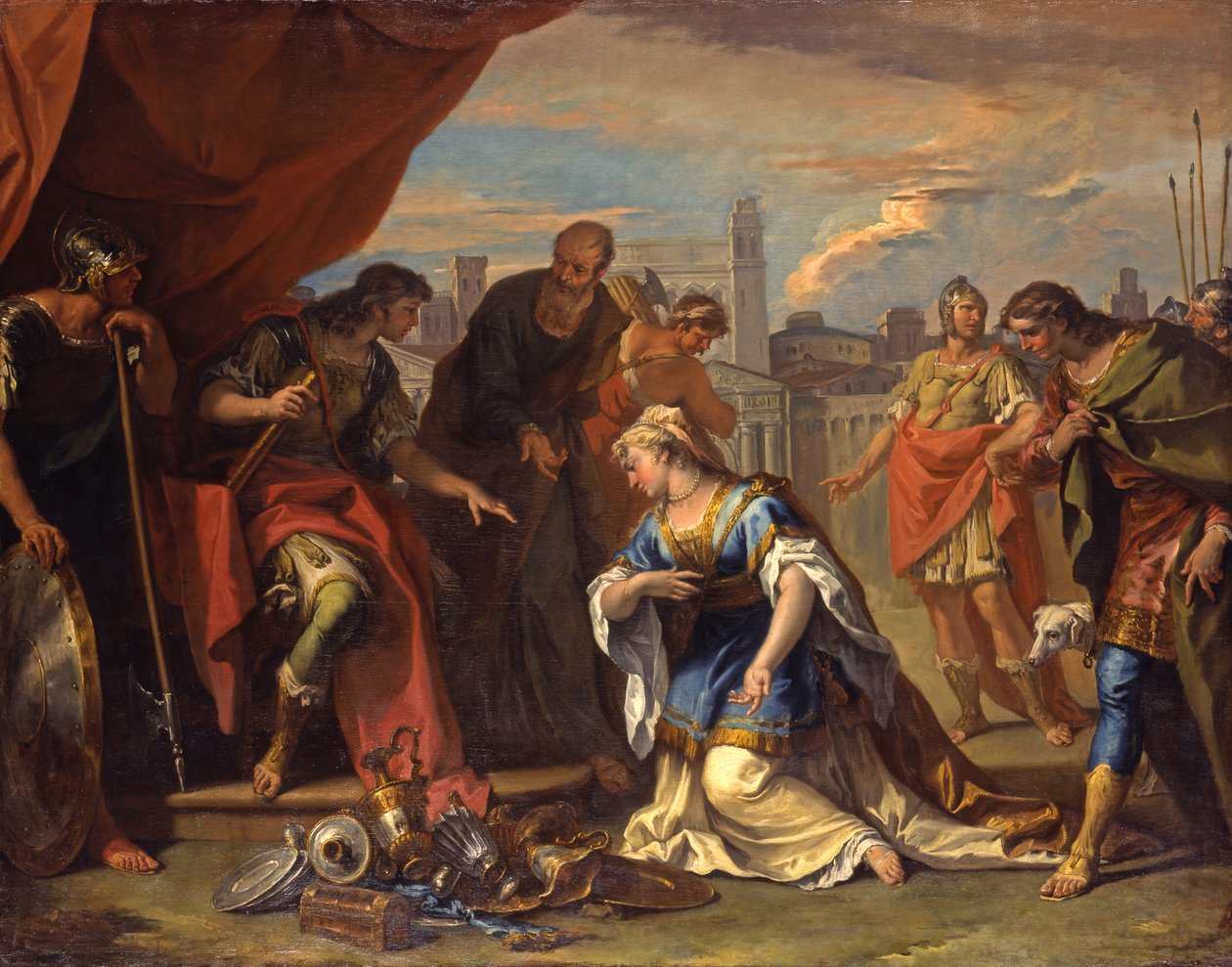 A Continência de Cipião, c.1708-1710 de Sebastiano Ricci