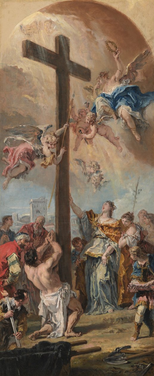 A exaltação da verdadeira cruz de Sebastiano Ricci