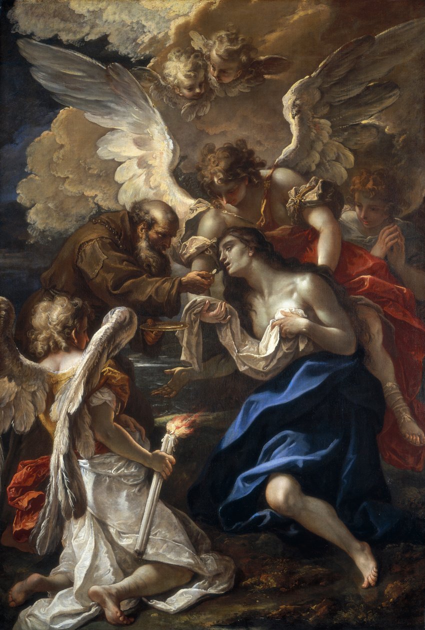A última comunhão de Santa Maria do Egito de Sebastiano Ricci