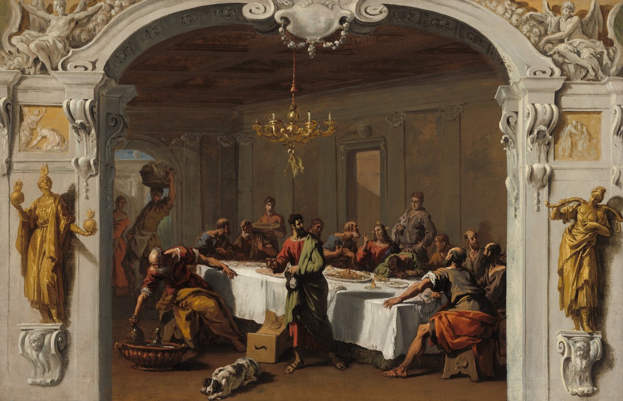 A última Ceia de Sebastiano Ricci