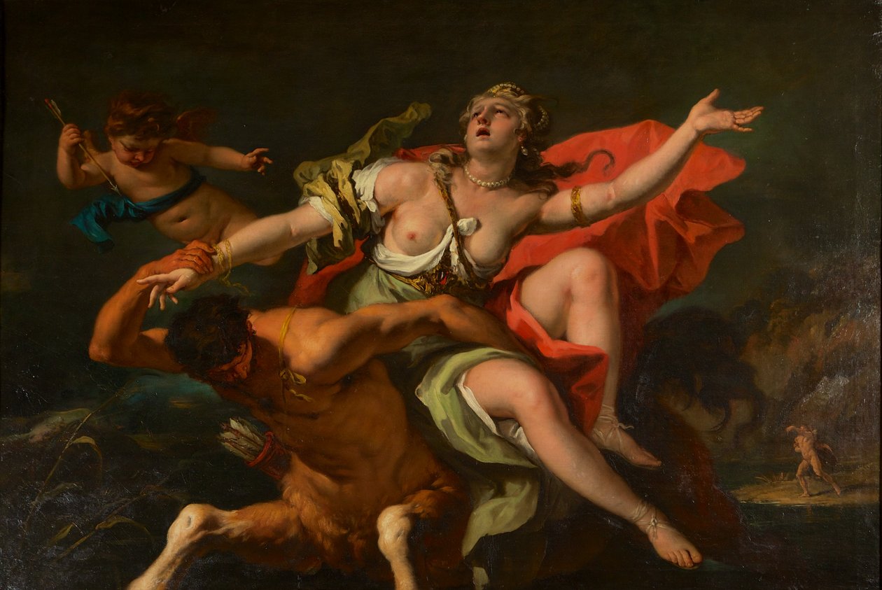 O estupro de Deineira de Sebastiano Ricci