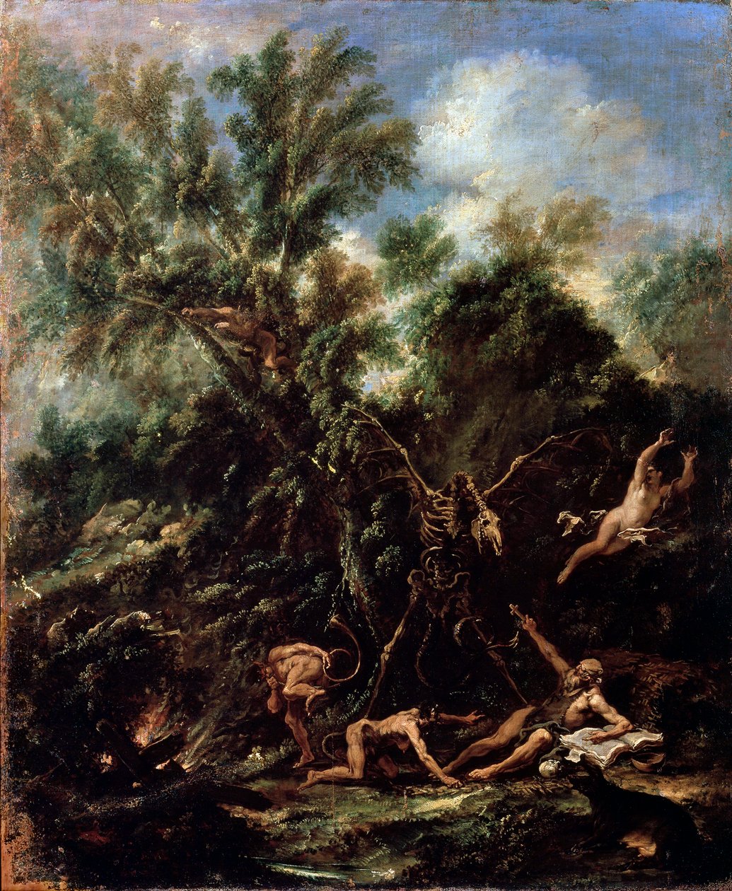 A Tentação de Santo Antônio, c1706-c1707 de Sebastiano Ricci