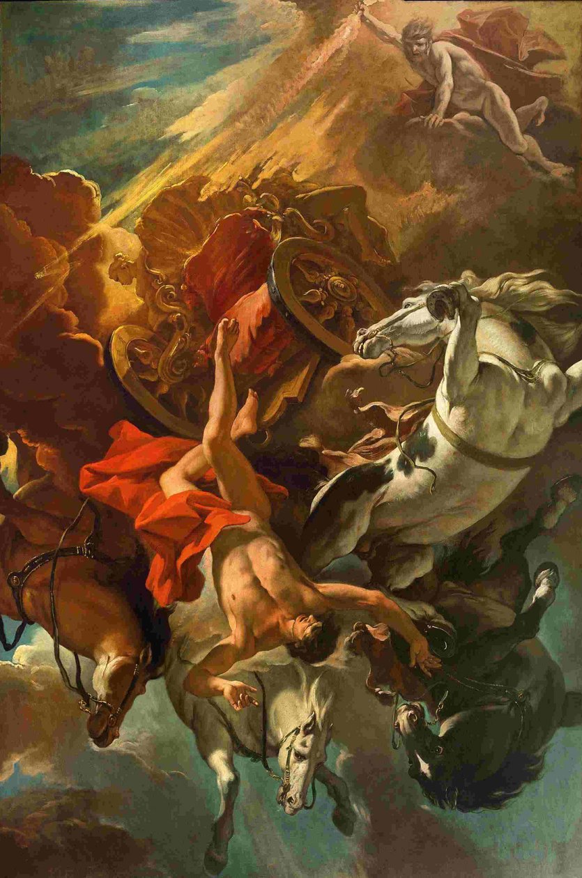 A queda de Phaeton de Sebastiano Ricci