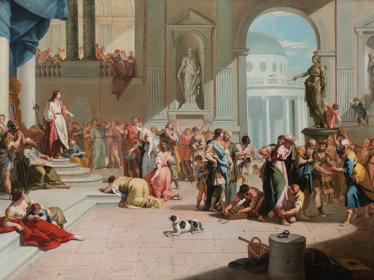 A libertação de Susanna por Daniel. de Sebastiano Ricci