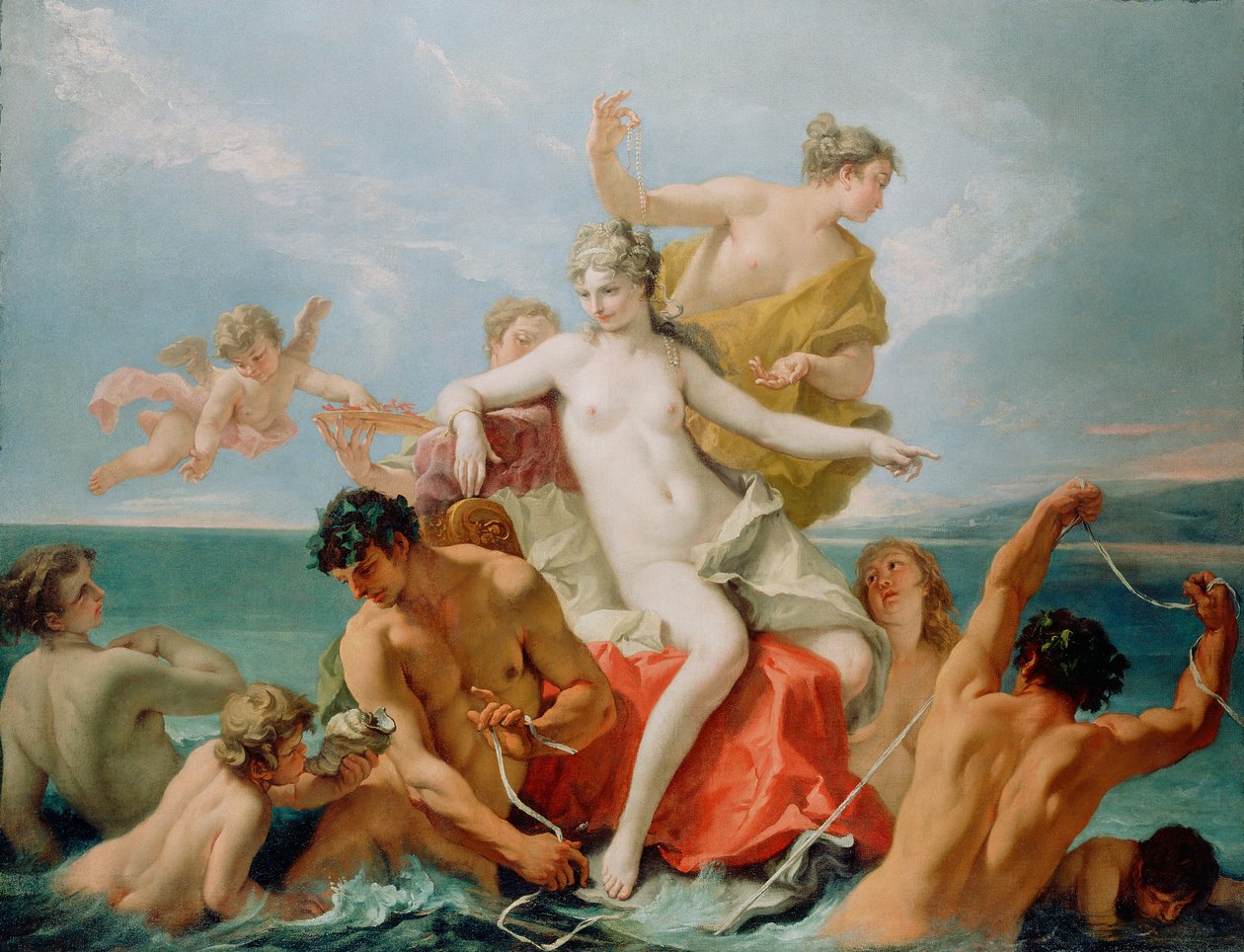 Triunfo da Vénus Marinha de Sebastiano Ricci
