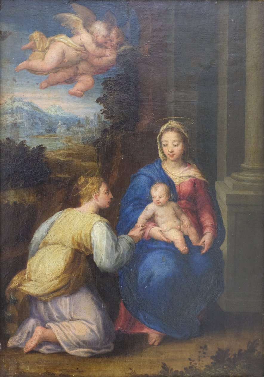 Casamento de Santa Catarina (pintura) de Sebastiano called Bastianino Filippi