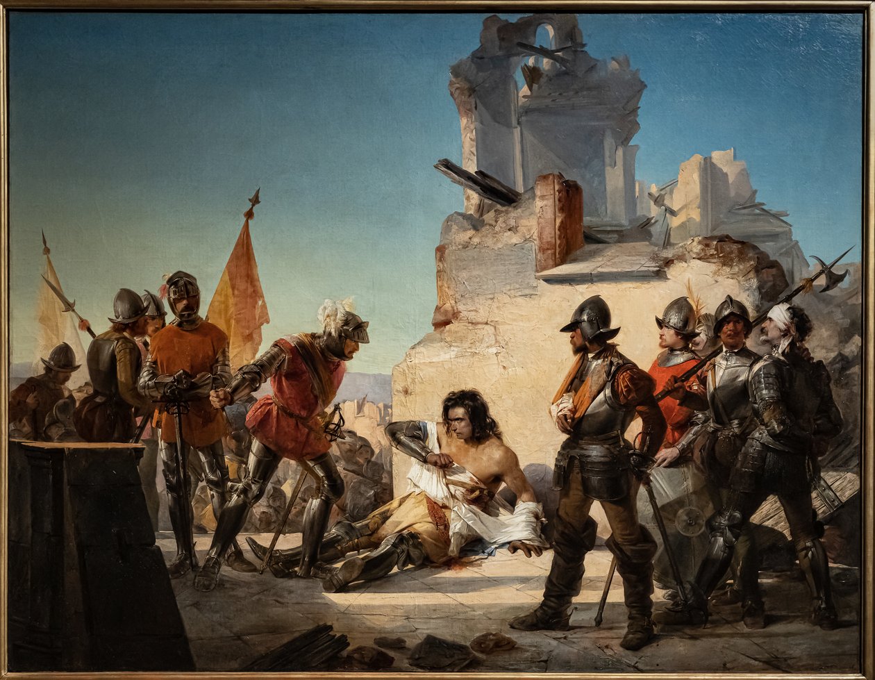A Morte de Francesco Ferrucci Gavinana de Sebastiano de Albertis