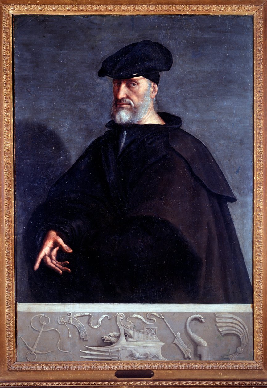 Retrato de Andrea Doria, condottiere italiano (óleo sobre tela de Sebastiano del (c.1485 1547) Piombo
