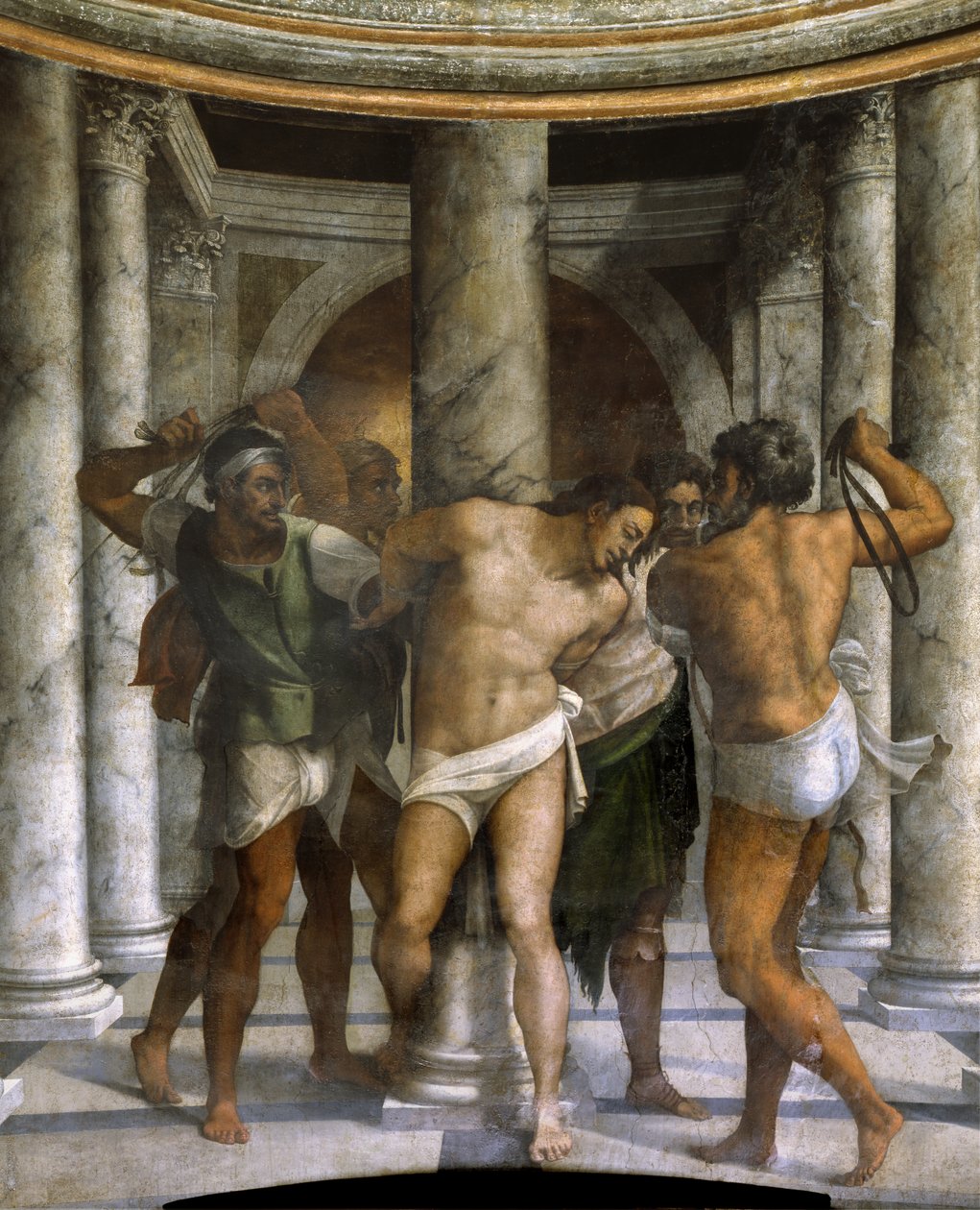 Flagelação de Sebastiano del (c.1485 1547) Piombo