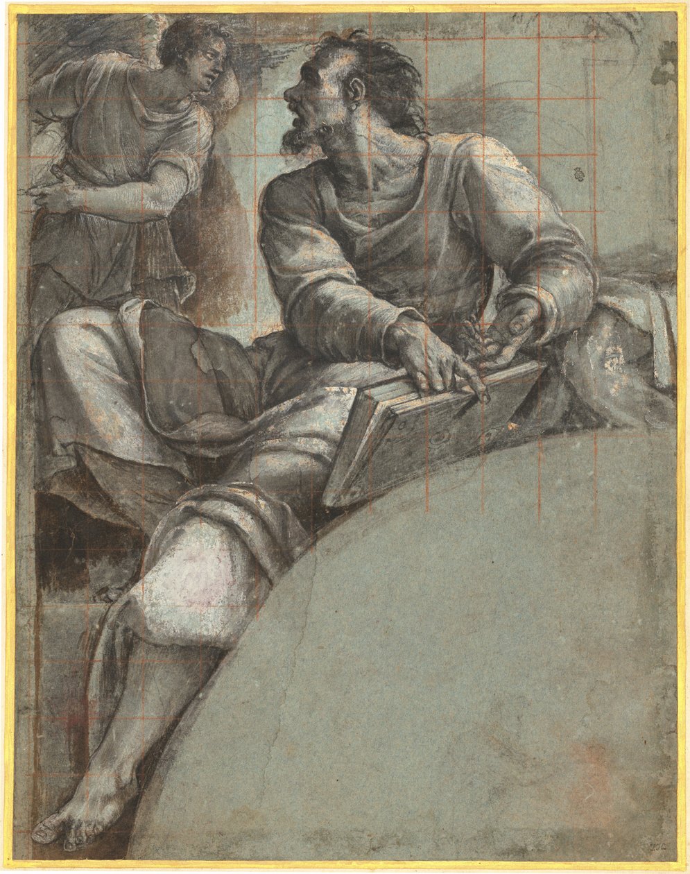 Um profeta abordado por um anjo de Sebastiano del Piombo