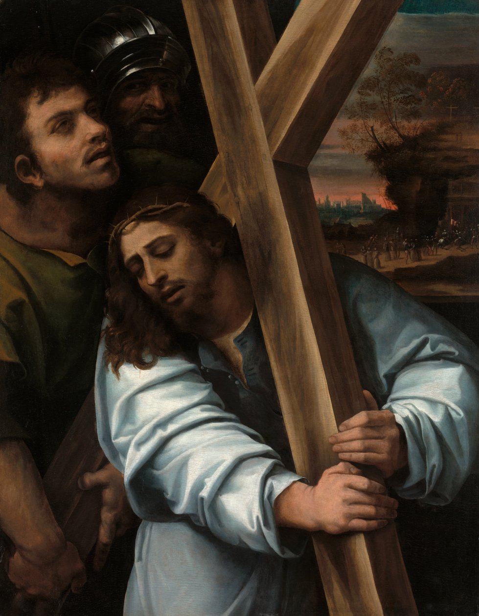 Cristo carregando a cruz de Sebastiano del Piombo