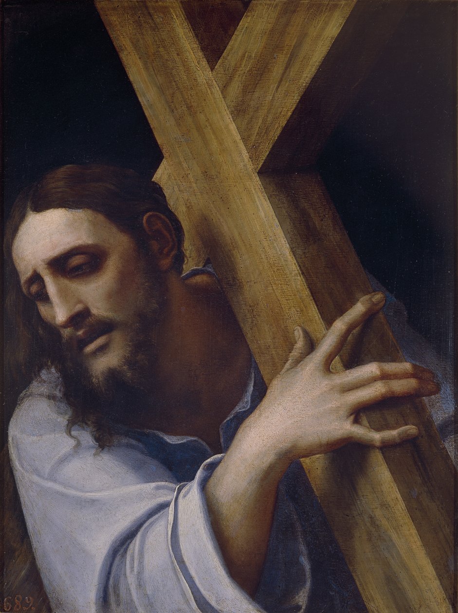 Cristo carregando a cruz de Sebastiano del Piombo