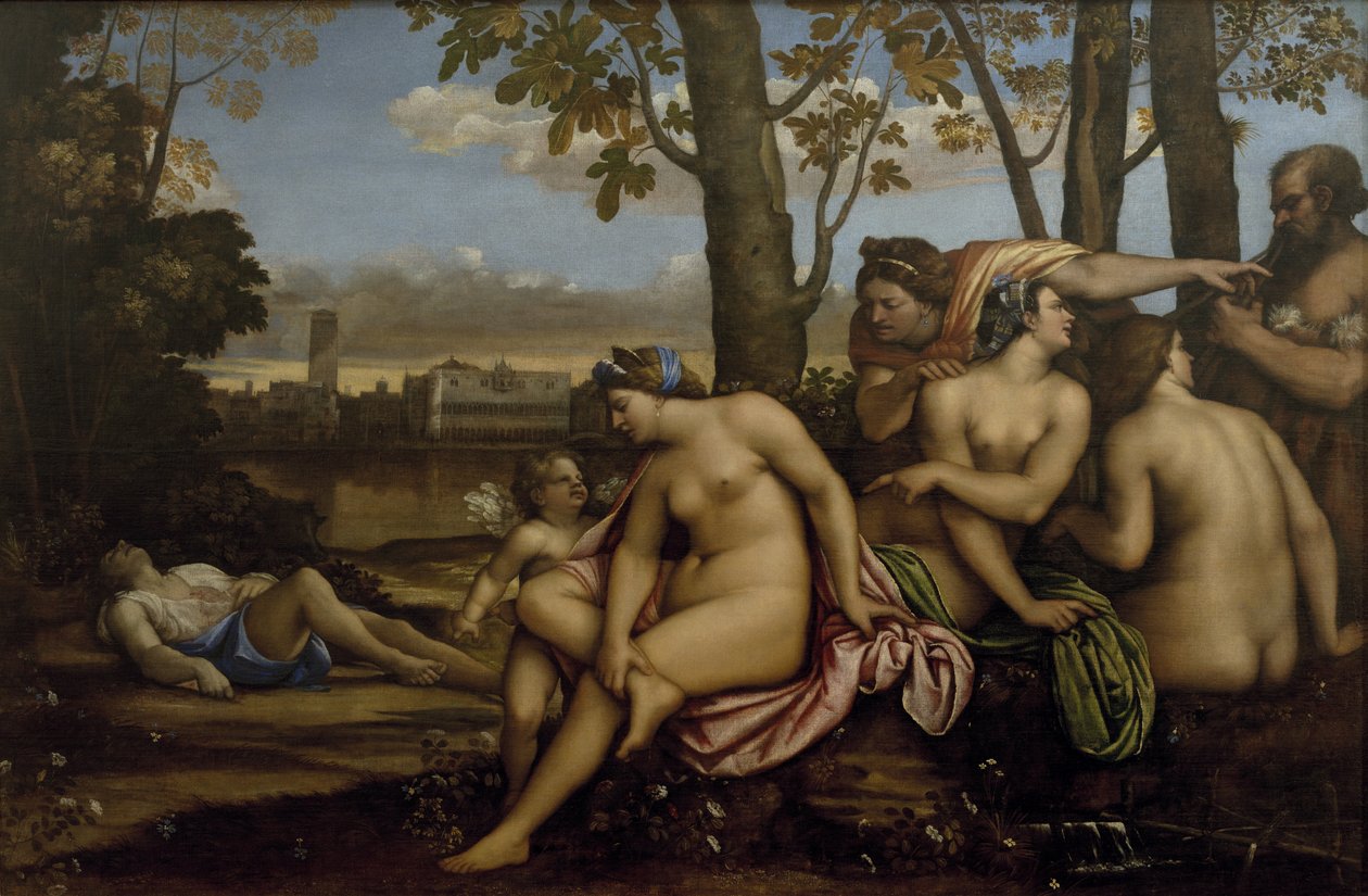 Morte de Adónis de Sebastiano del Piombo