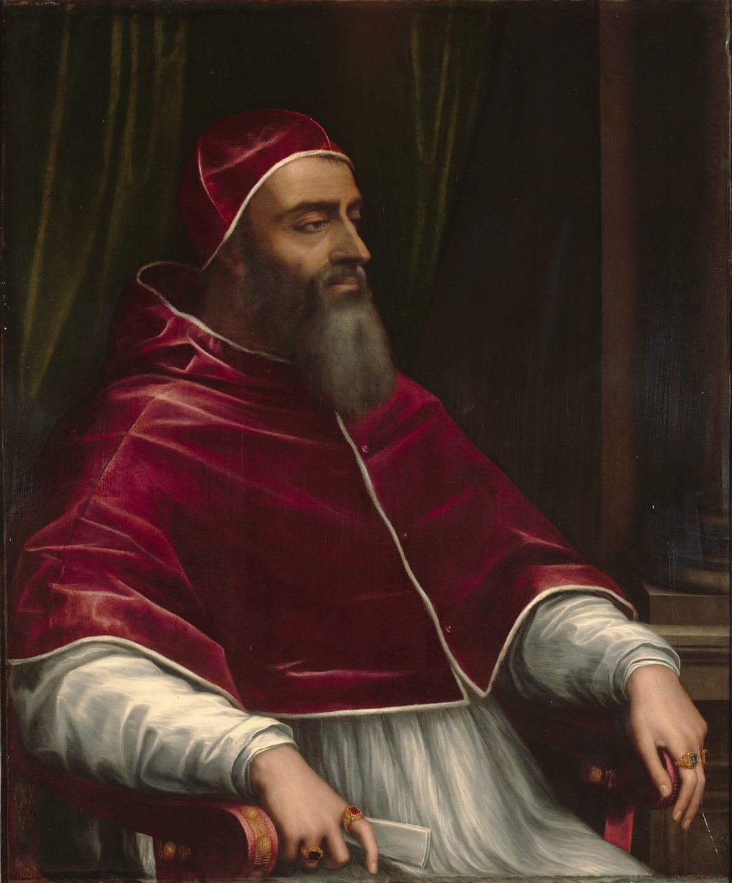 Papa Clemente VII de Sebastiano del Piombo