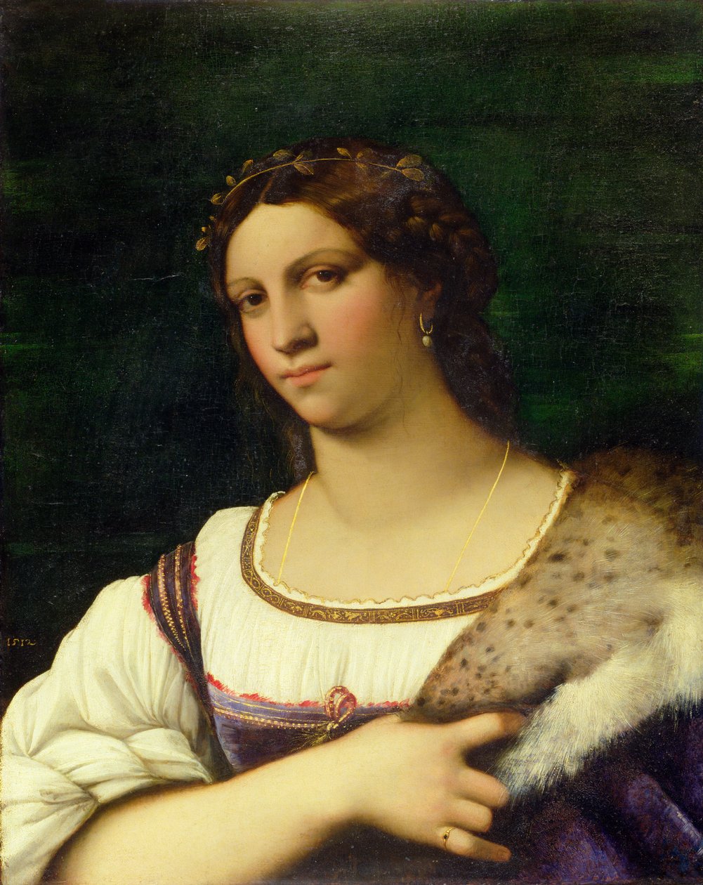 Retrato de uma mulher, 1512 de Sebastiano del Piombo