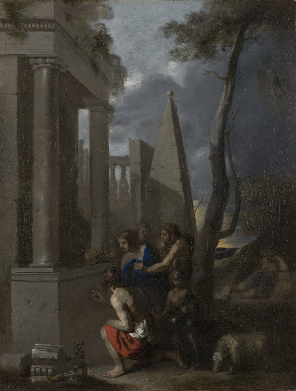 Et em Arcádia ego, c.1637-38 de Sébastien Bourdon