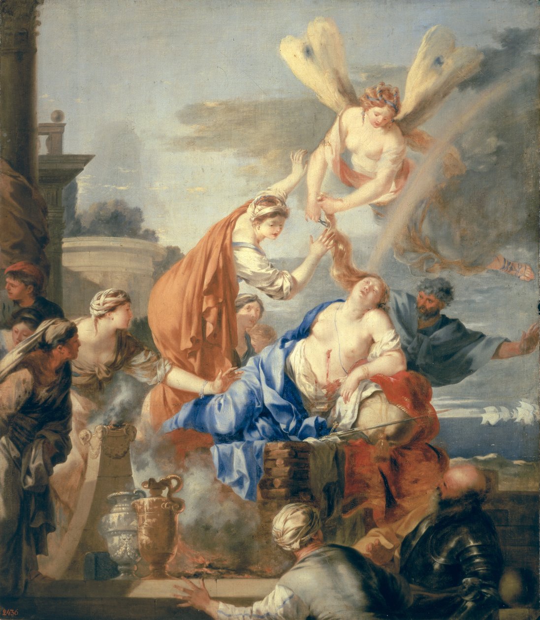 A morte do Dido, final dos anos 1630 de Sébastien Bourdon