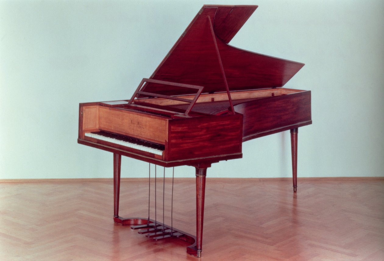 Piano dado a Beethoven em 1803 (madeira) de Sebastien Erard