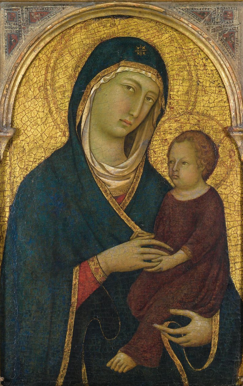 Madonna e criança de Segna di Bonaventura