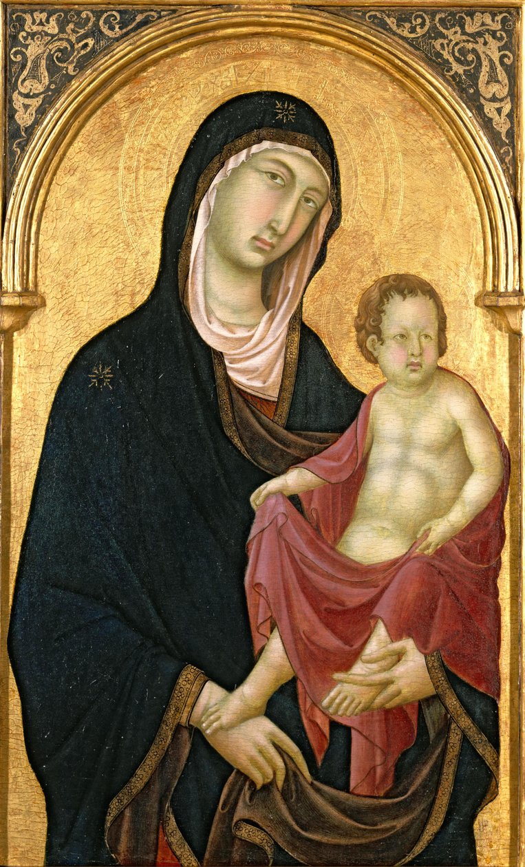 Madonna com criança de Segna di Bonaventura