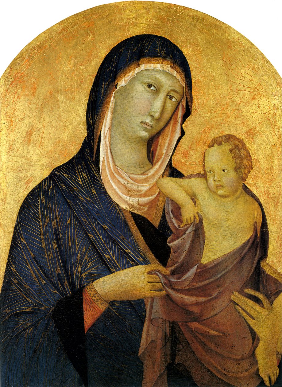 Madonna e criança, ca 1320 de Segna di Bonaventura