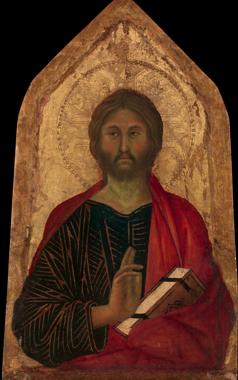 Bênção de Cristo, c. 1311. de Segna di Buonaventura