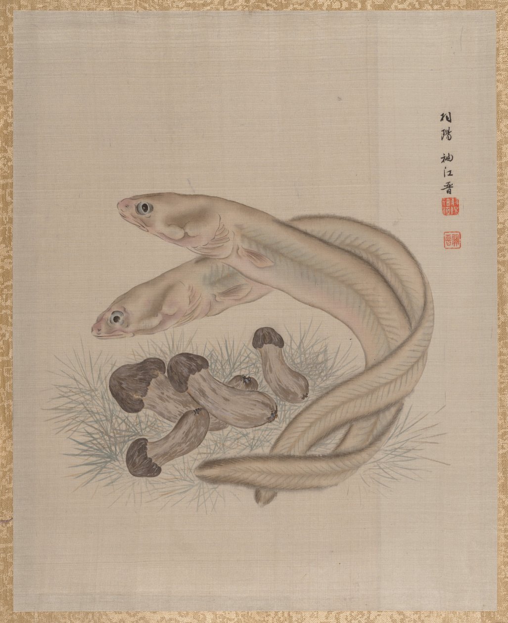 Enguias, ca. 1890-92. de Seki Shuko